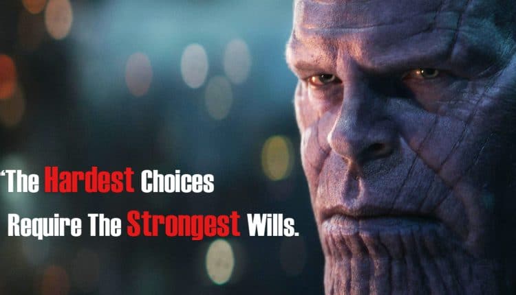 16 Most Inspiring Thanos Quotes From Infinity War That 