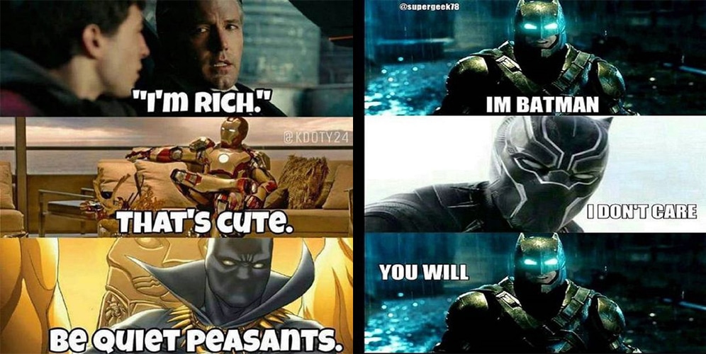 20 Savage Black Panther Vs Batman Memes That Will Make Fans Choose a Side -  Animated Times