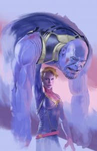 Thanos Captain Marvel
