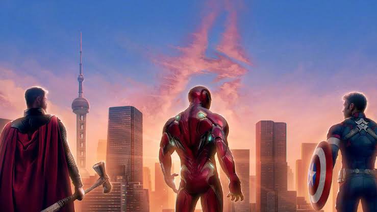 Five Avengers Arrive in Shanghai in New 'Avengers: Endgame' Promo Art