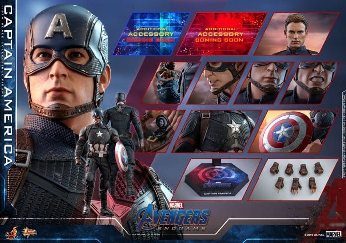 Captain America figure and accessories Captain America figure and accessories