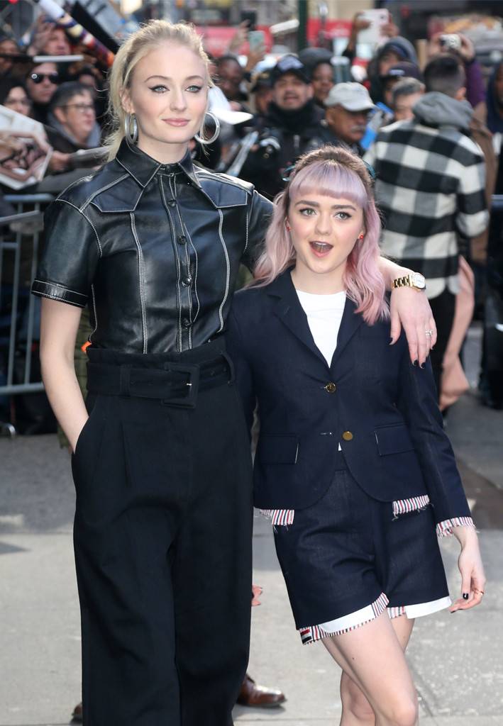 Sophie Turner and Maisie Williams Sophie Turner and Maisie Williams