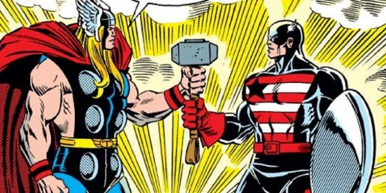 How the dispute between Captain America and Iron Man was resolved by Mjolnir