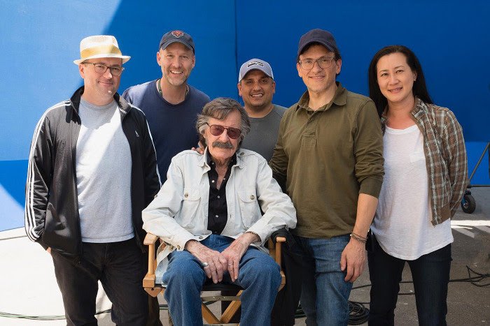 Stan Lee BTS posted by the Russo Brothers Stan Lee BTS posted by the Russo Brothers