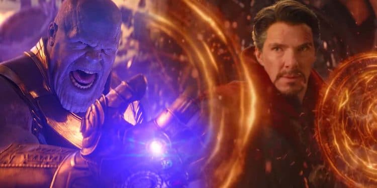 Thanos and Doctor Strange