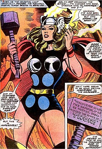 Jane Foster becomes female Thor. Pic courtesy: comicvine.gamespot.com