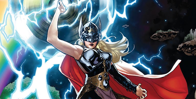 What Thor: Love and Thunder will have is Jane Foster becoming female Thor. Pic courtesy: Marvel Comics What Thor: Love and Thunder will have is Jane Foster becoming female Thor. Pic courtesy: Marvel Comics