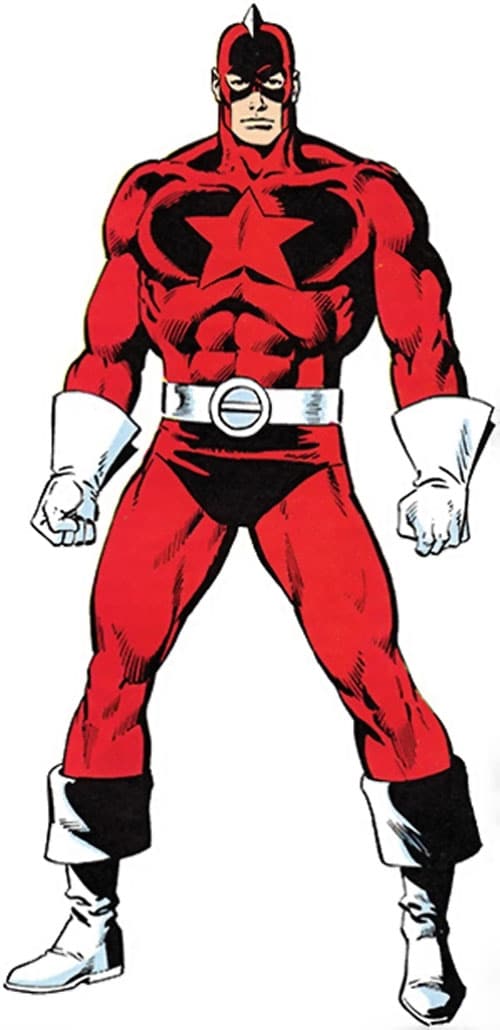 Red Guardian's powers are similar to Captain America's. Pic courtesy: writeups.org