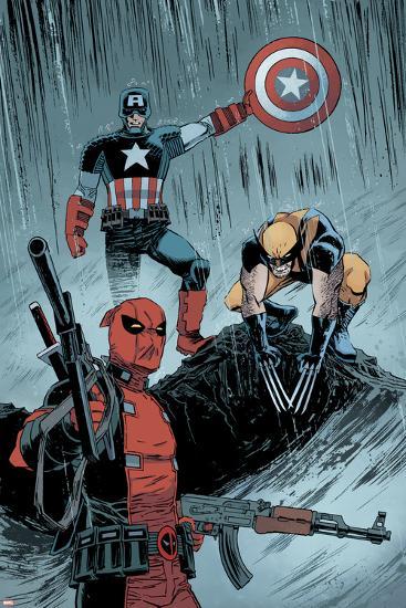 Captain America and Deadpool's friendship began when they dismantled a camp. Pic courtesy: allposters.com