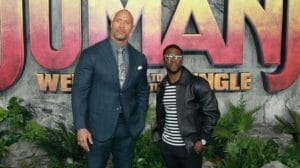 The Rock visits Kevin Hart with a Toy as a surprise