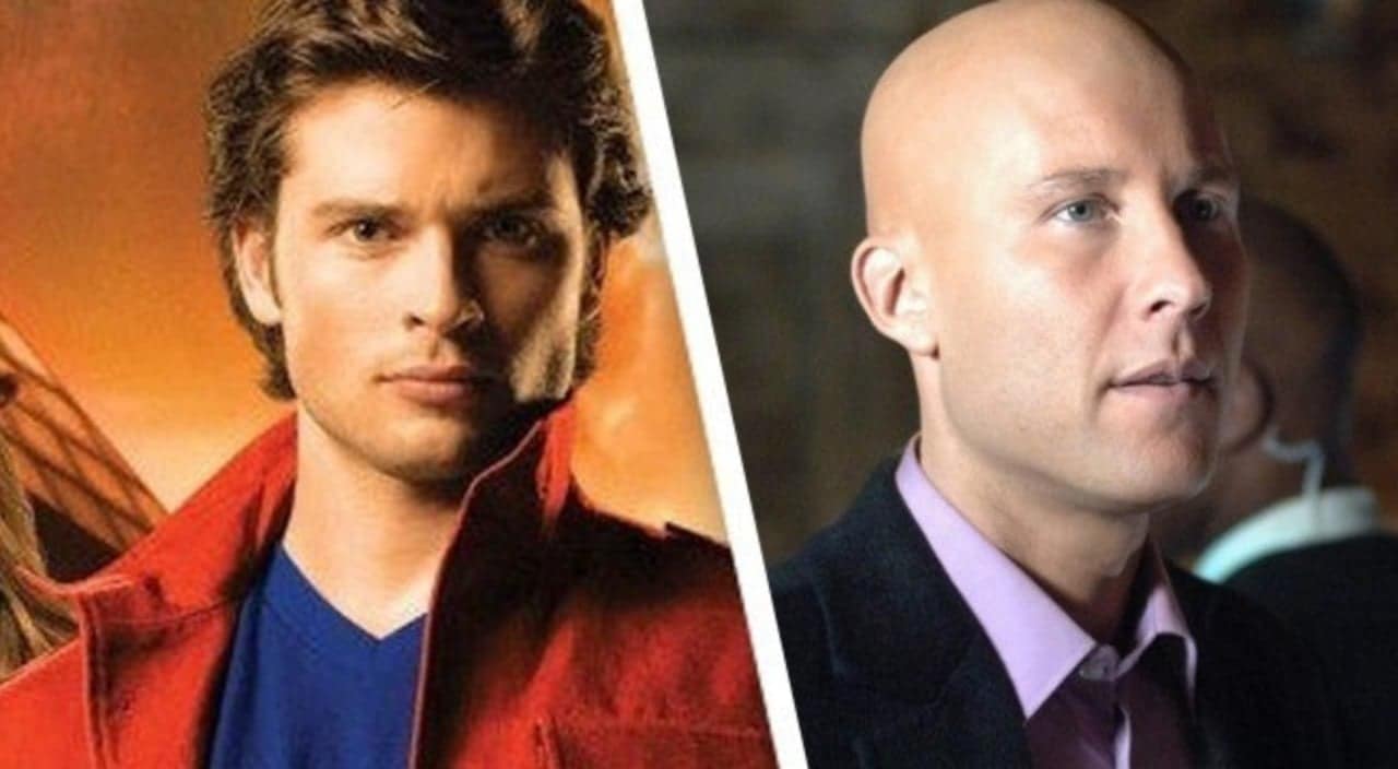Tom Welling and Michael Rosenbaum on a flight