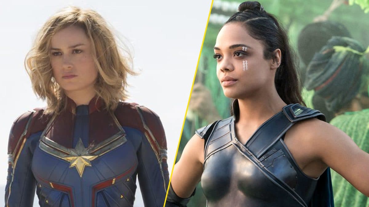 Brie Larson and Tessa Thompson