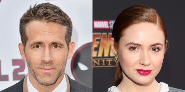 Actress Karen Gillan sets Fire to the Spider-man toy to get Revenge against Ryan Reynolds