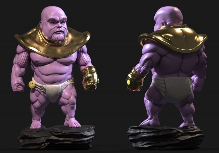Baby Thanos is introduced in concept of the art