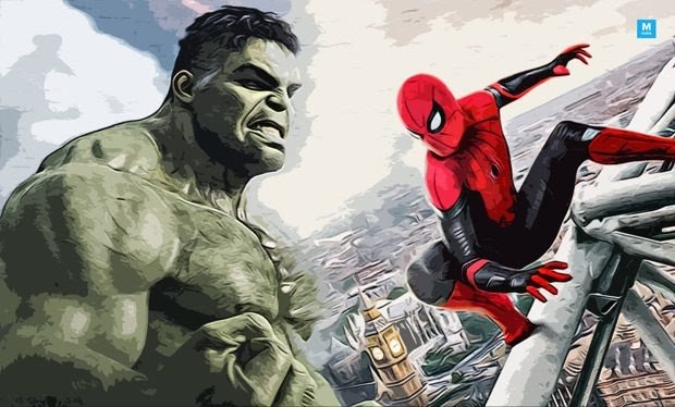 Hulk wants spidey in the MCU. Pic courtesy: in.mashable.com