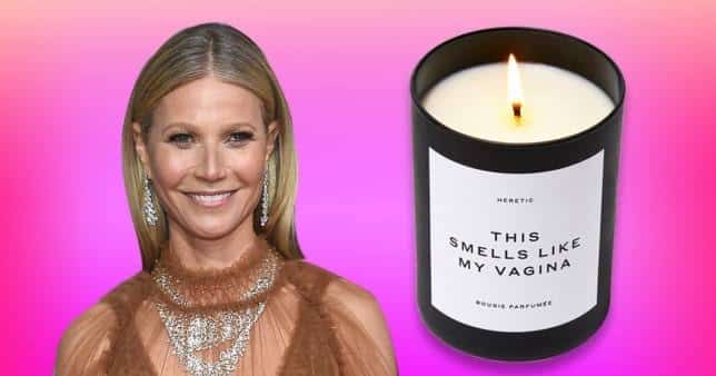 Gwyneth Paltrow was apparently high on mushrooms when making her vagina candles. We think so too. Pic courtesy: variety.com