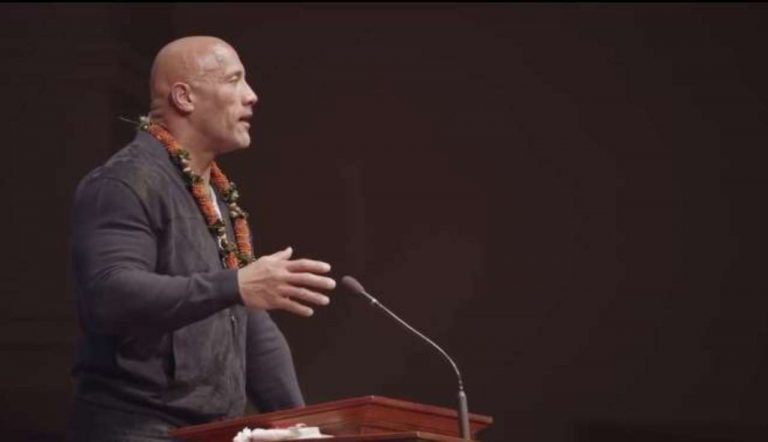 Dwayne Johnson delivers a heartfelt eulogy for his late father