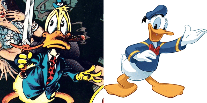 Donald Duck and Howard Duck being way Too Similar 