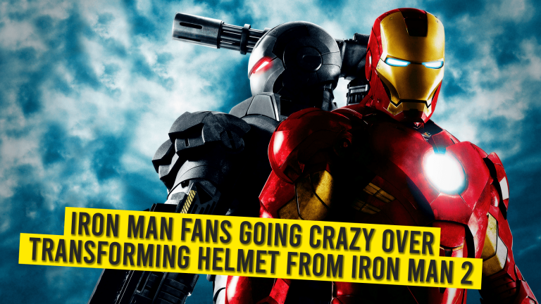 Iron Man Fans Going Crazy Over Transforming Helmet From Iron Man 2