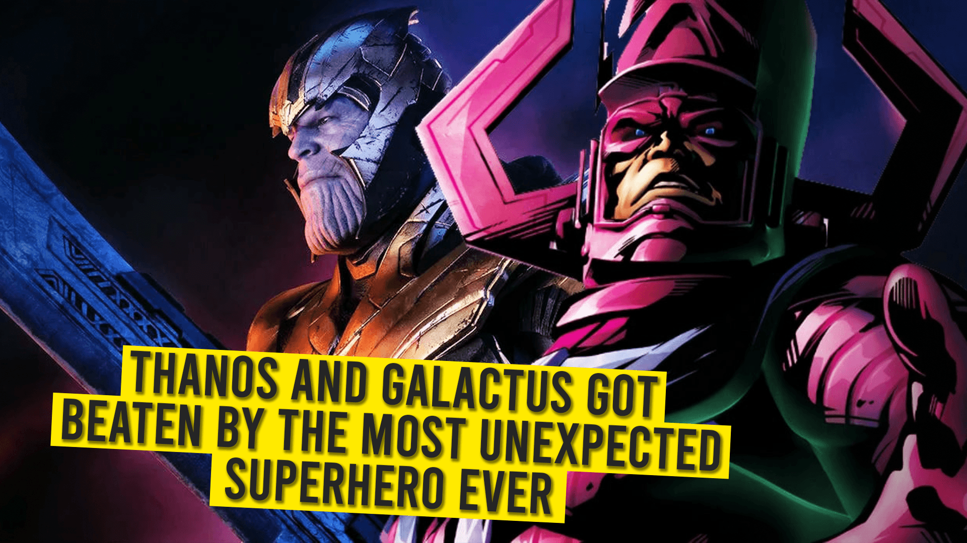 Thanos And Galactus Got Beaten By The Most Unexpected Superhero Ever