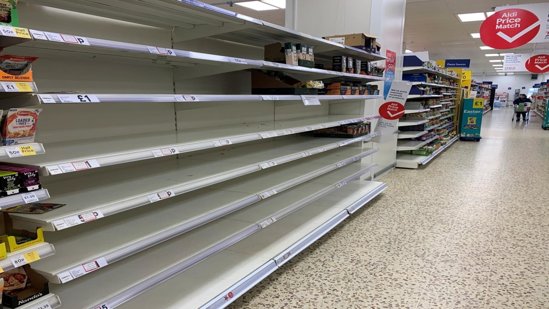 People have rushed towards panic buying