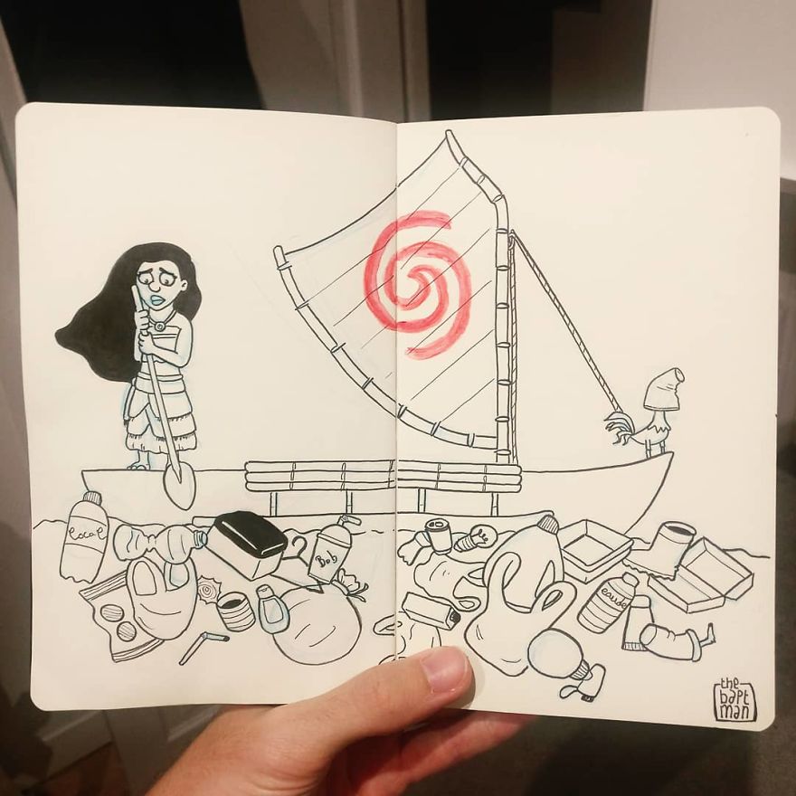 Moana and Plastic pollution