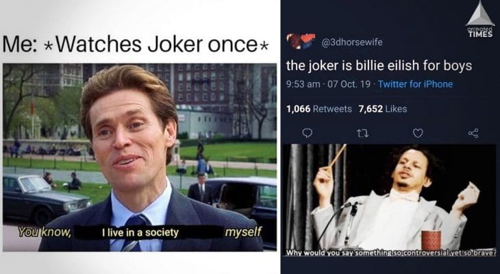 Joker 15 Hilarious Memes To Make You Laugh Amidst Society Animated Times