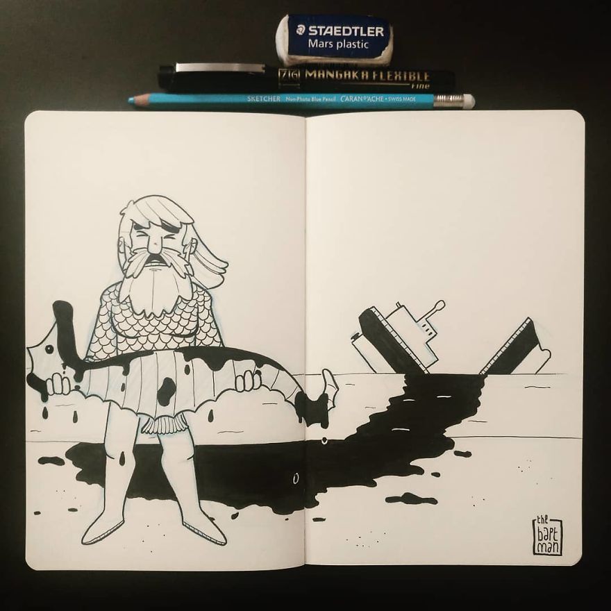 Aquaman and Ocean Pollution