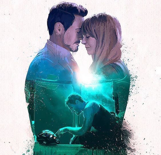 Tony Stark and Pepper Potts