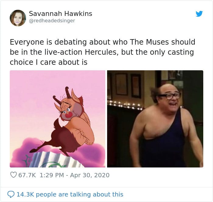Danny DeVito and Phil tweet