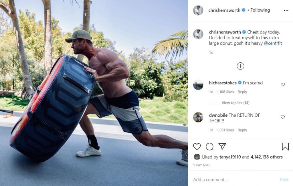 Chris Hemsworth Bulks Up for Thor 4 &amp; Hulk Hogan Biopic