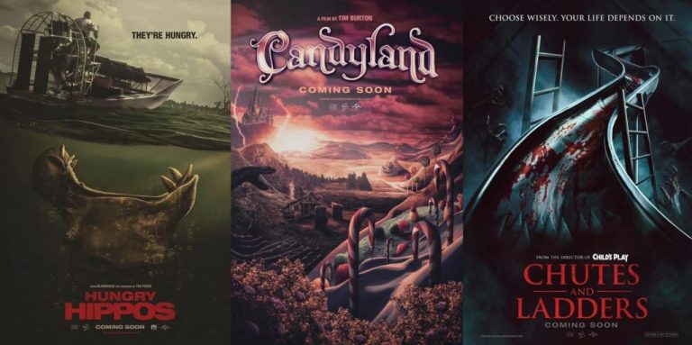 What if our favorite Board Games were Horror Movie Posters?