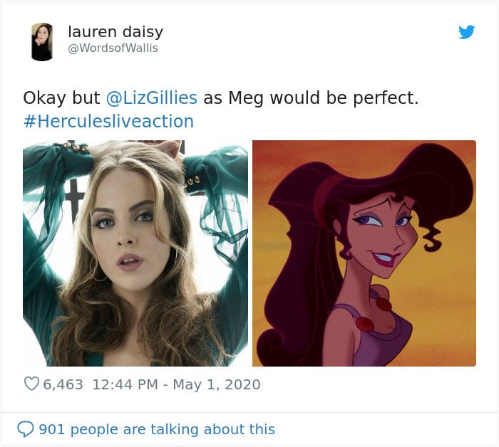 Liz Gillies and Megara
