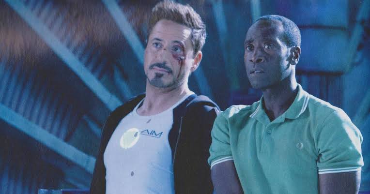 Tony Stark and Rhodey