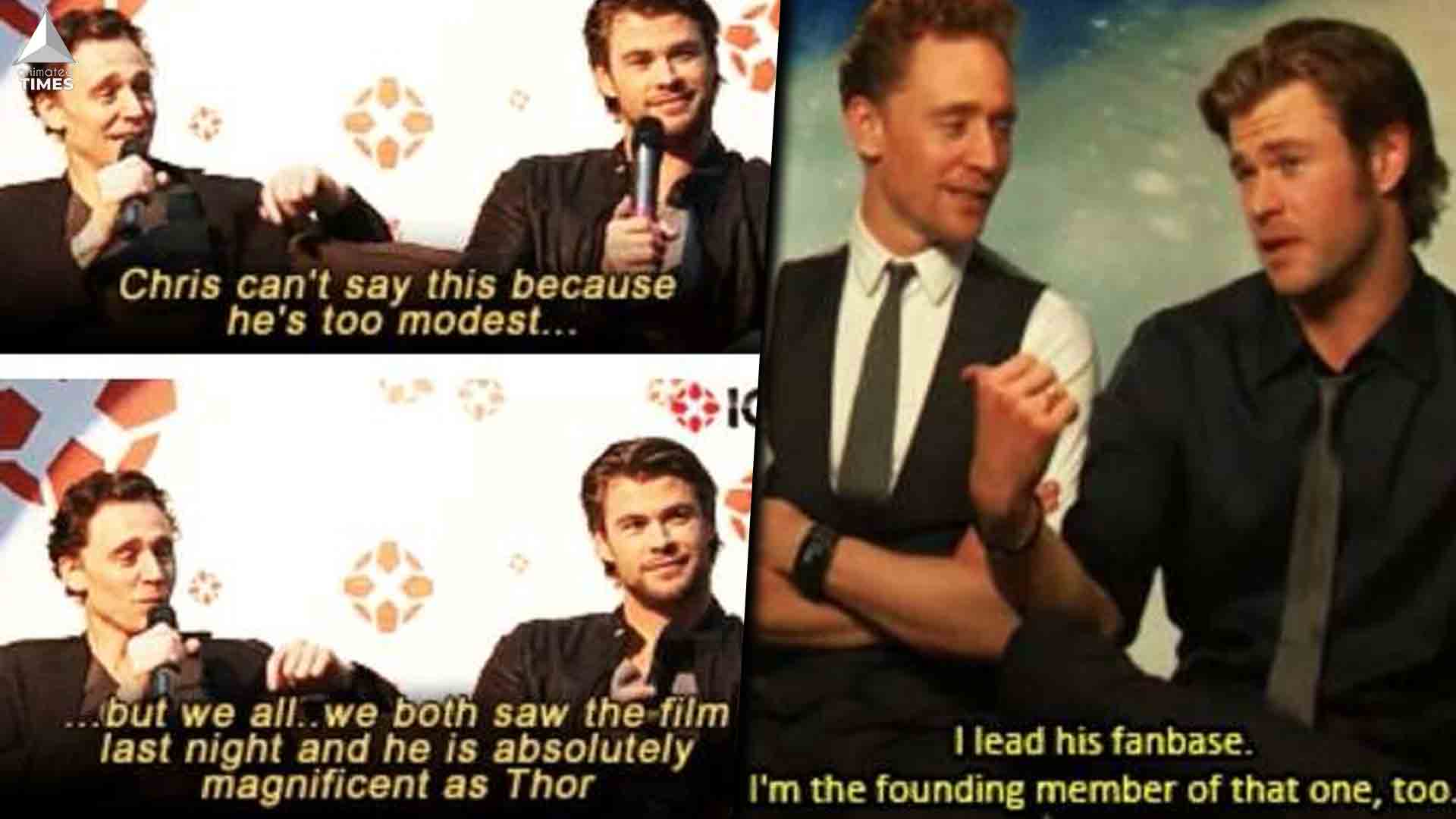 Moments Proving Chris Hemsworth & Tom Hiddleston Have Better Bond Than Thor  & Loki - Animated Times