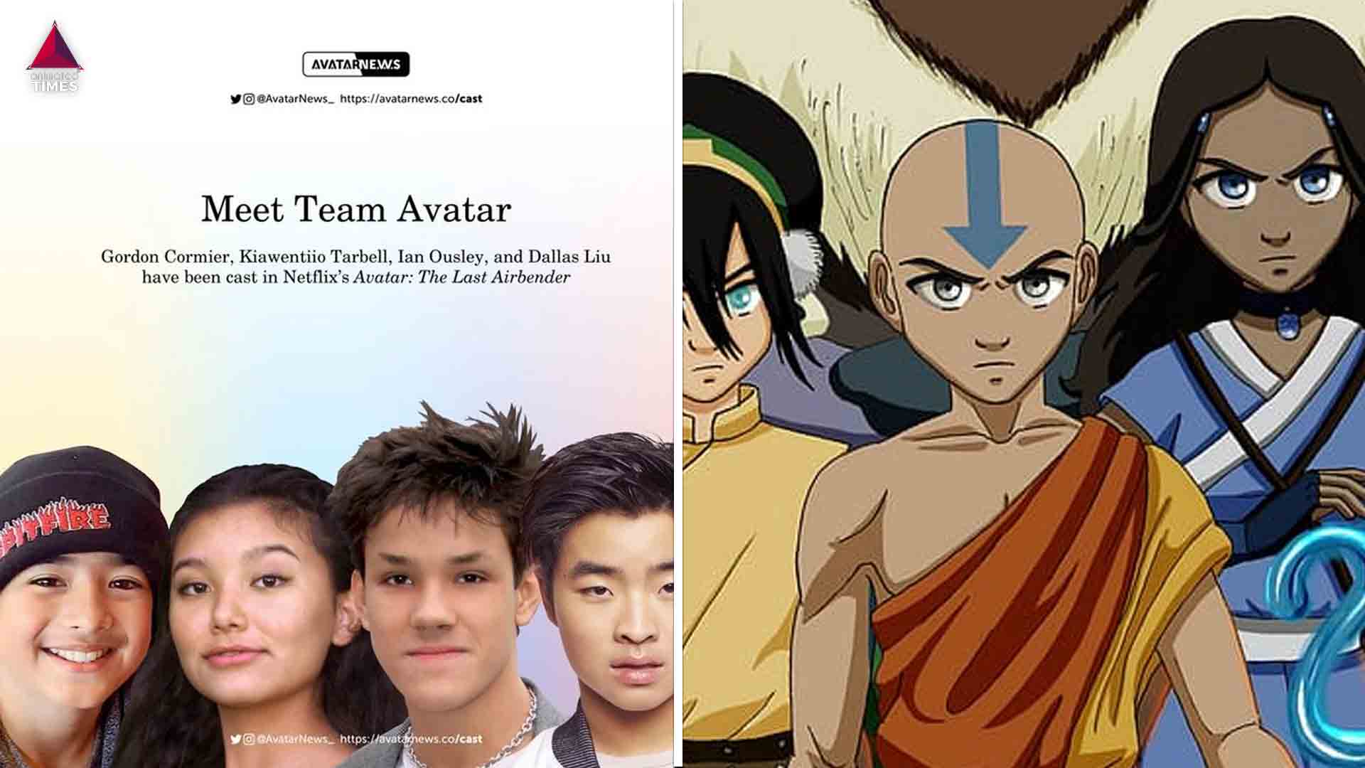 Netflix Avatar Live-Action Reboot: These Are The Actors Playing Aang,  Sokka, Zuko, & Katara - Animated Times