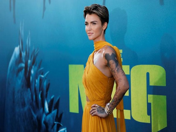 Ruby Rose poses at the premiere for "The Meg" in Los Angeles, California, U.S.
