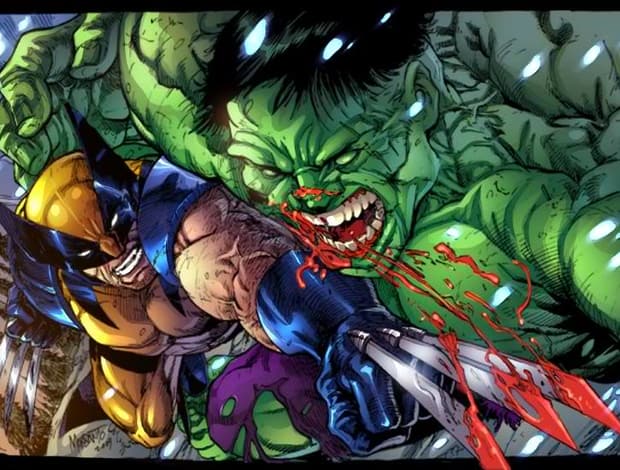Wolverine beats the Hulk