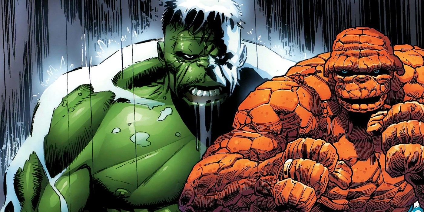 The Thing And Hulk.