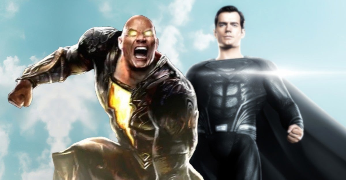 Black Adam Vs Superman - Dwayne Johnson's Black Adam