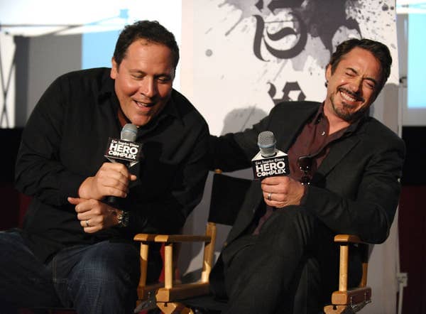 Jon Favreau and Robert Downey Jr
