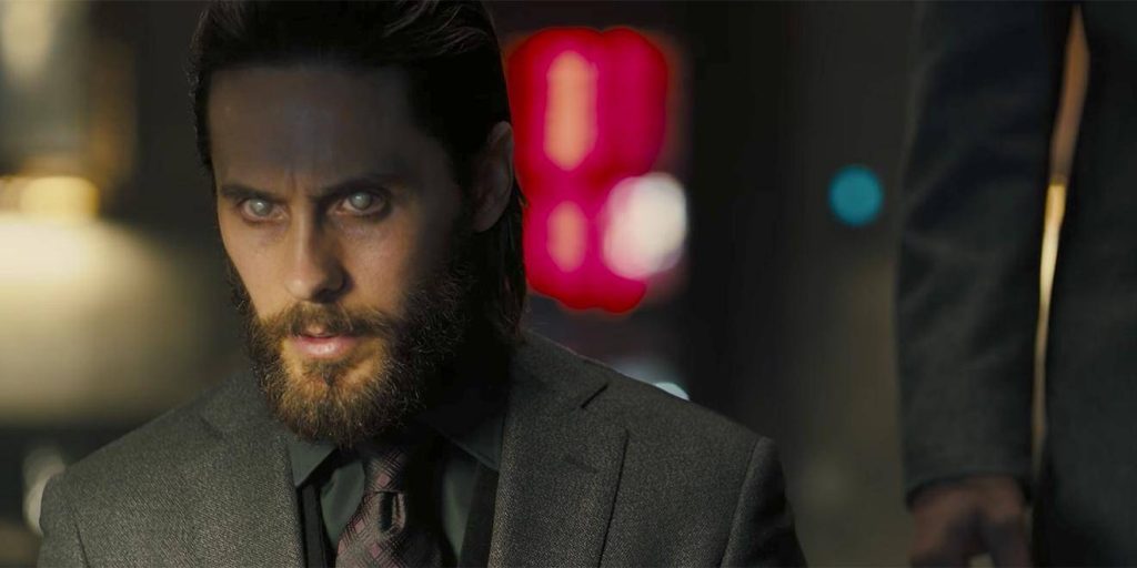 Jared Leto Morbius Face off with Tom Holland Spider-Man
