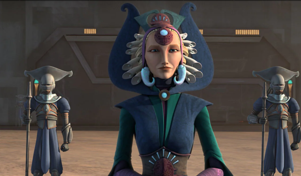 Former ruler of Mandalore, Duchess Satine Kryze in Obi-Wan Kenobi