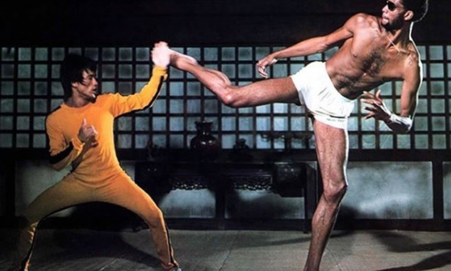 Bruce Lee and Kareem Abdul