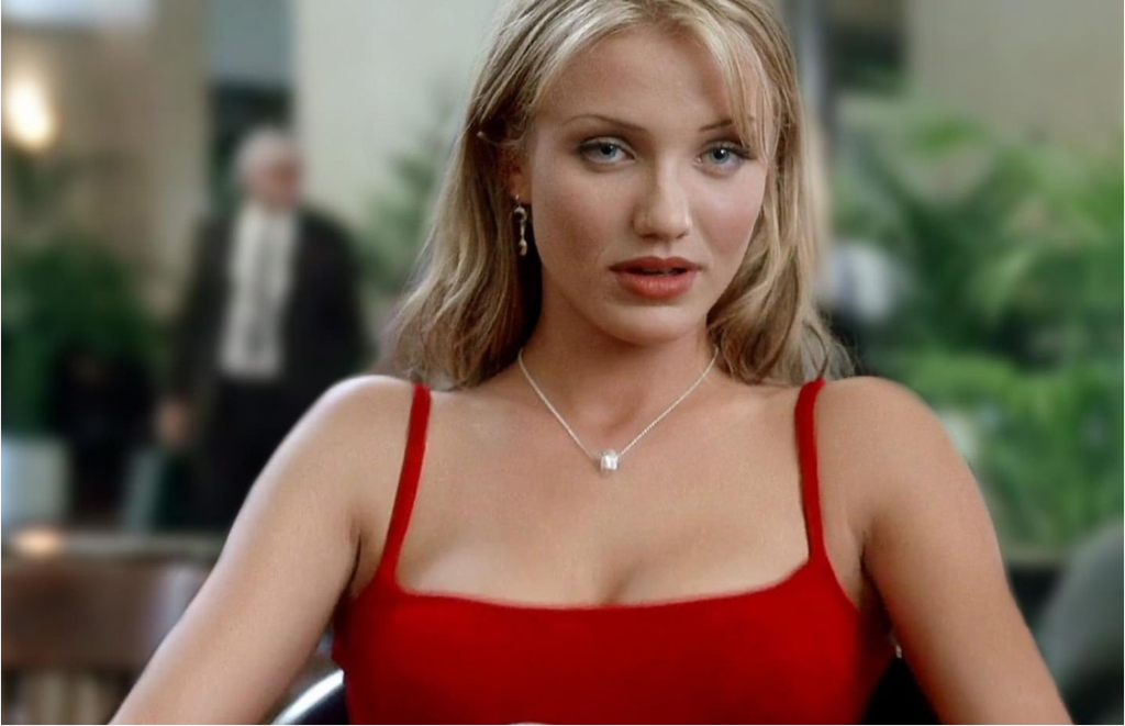 Cameron Diaz in her debut film, 'The Mask'