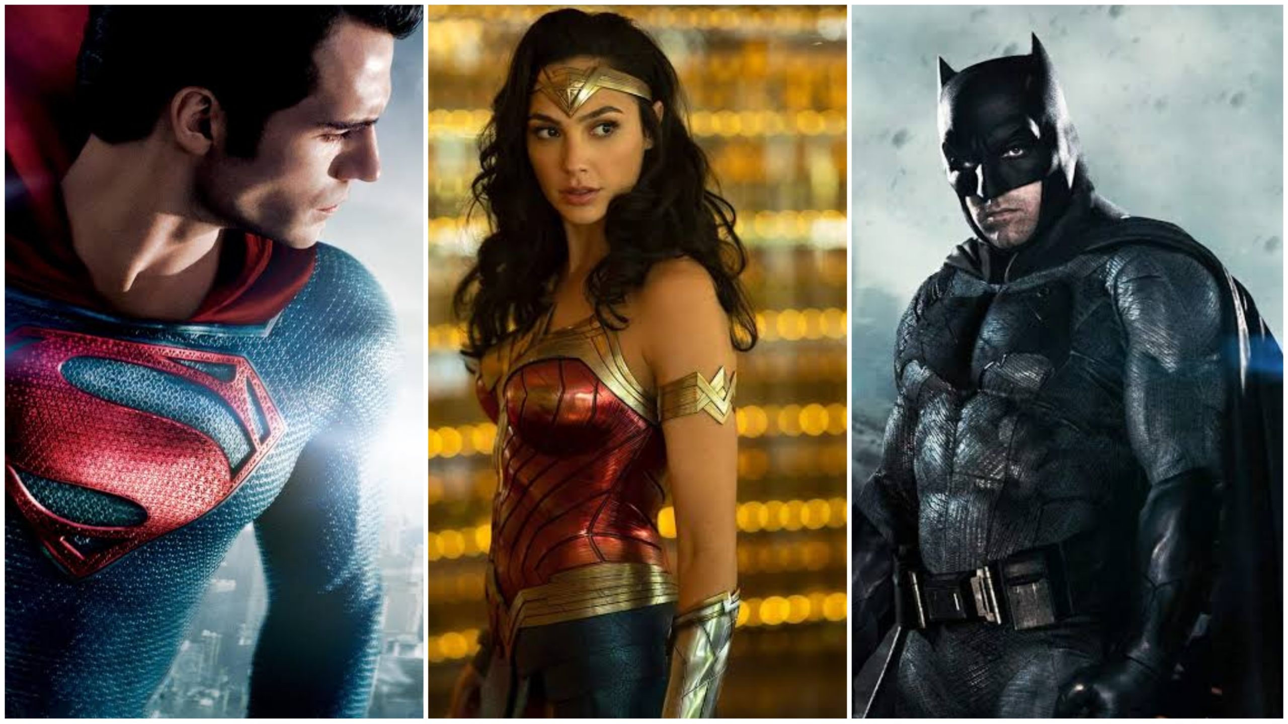 Batman, WonderWoman and Superman are iconic characters of DCEU