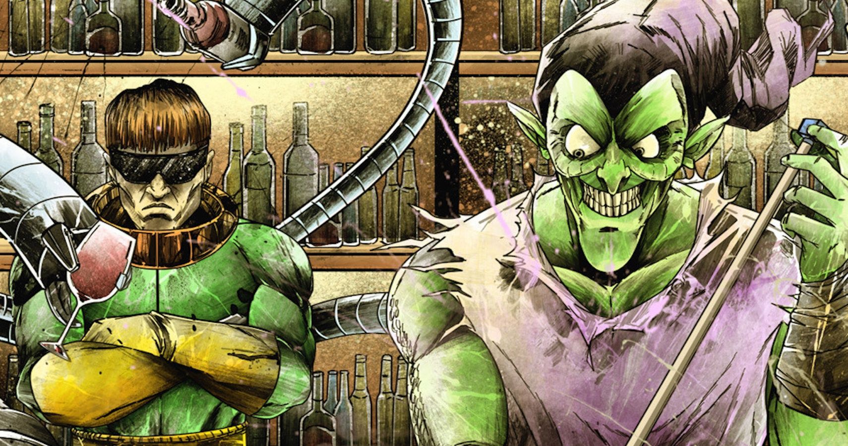 Doctor Octopus and Green Goblin in Spider-Man comics