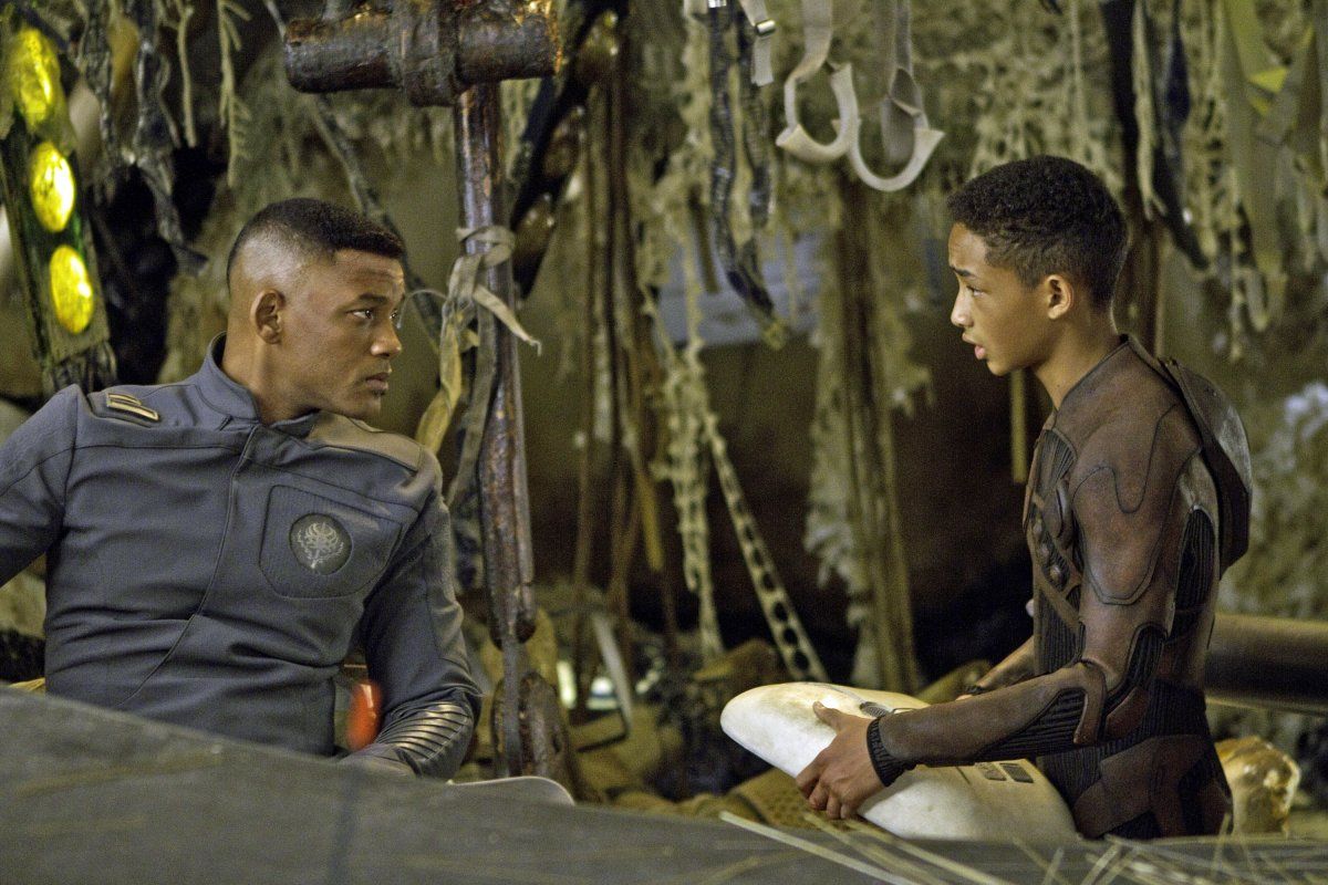Will Smith with Jaden Smith in After Life
