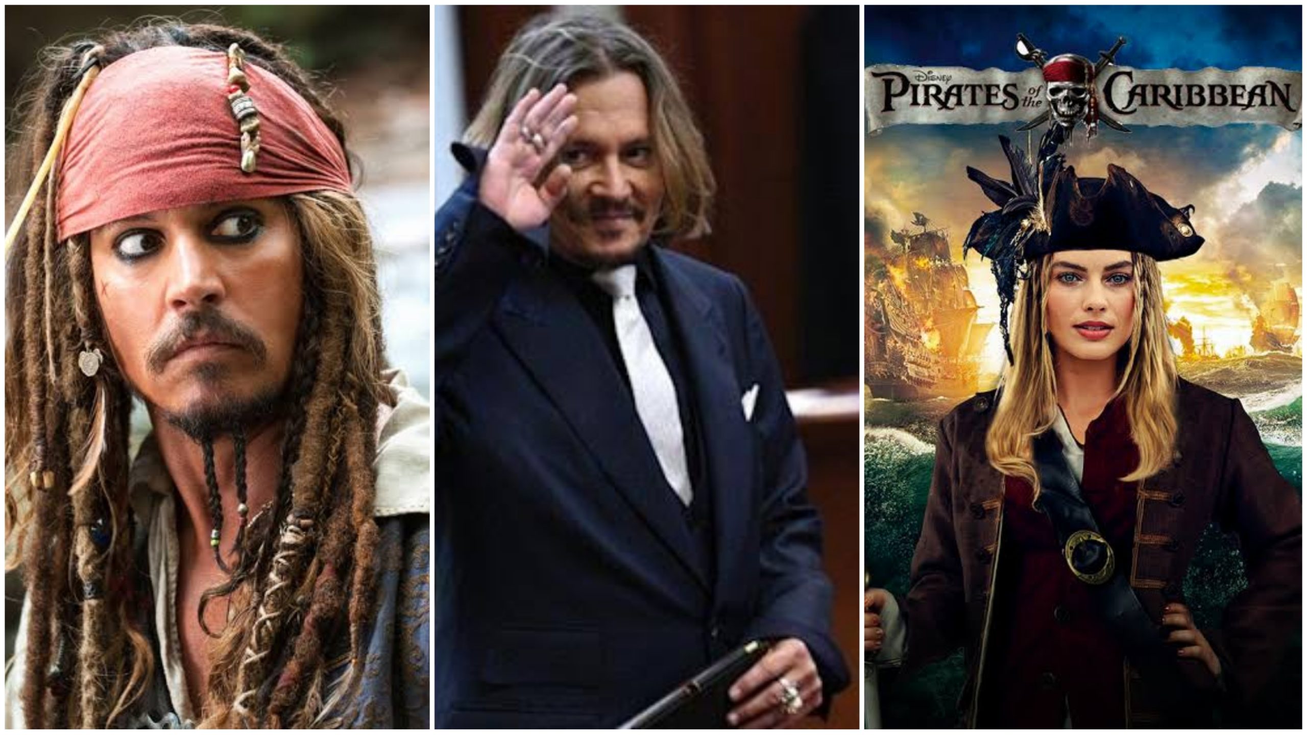 Johnny Depp in pirates of Caribbean