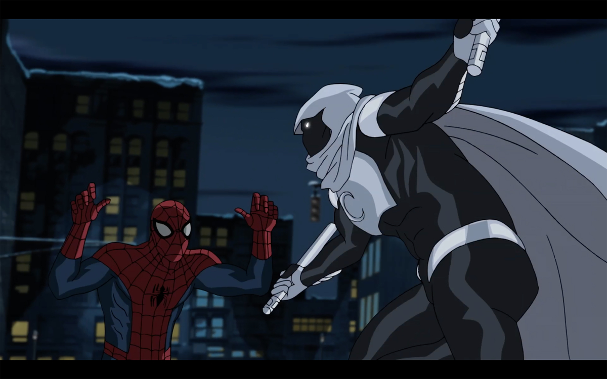 Spider-Man and Moon Knight in Marvel Comics